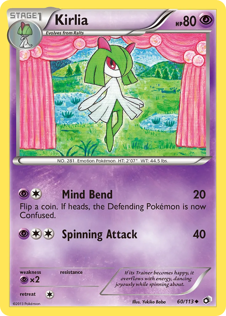 Kirlia — Legendary Treasures — Pokemon