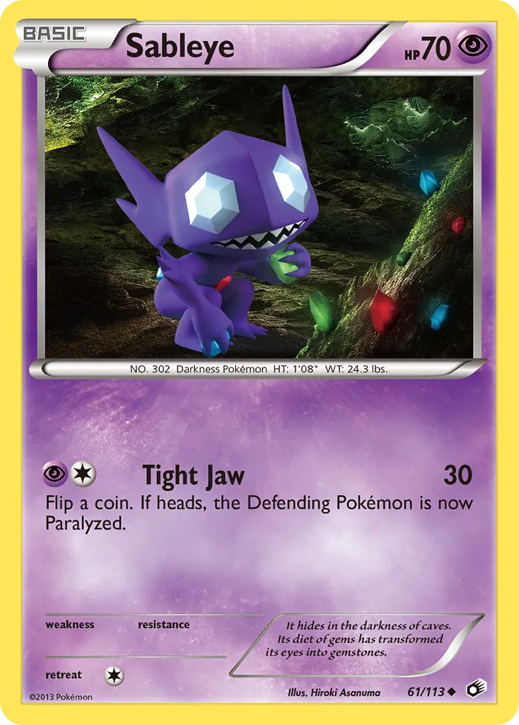 Sableye — Legendary Treasures — Pokemon
