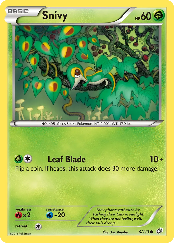 Snivy — Legendary Treasures — Pokémon