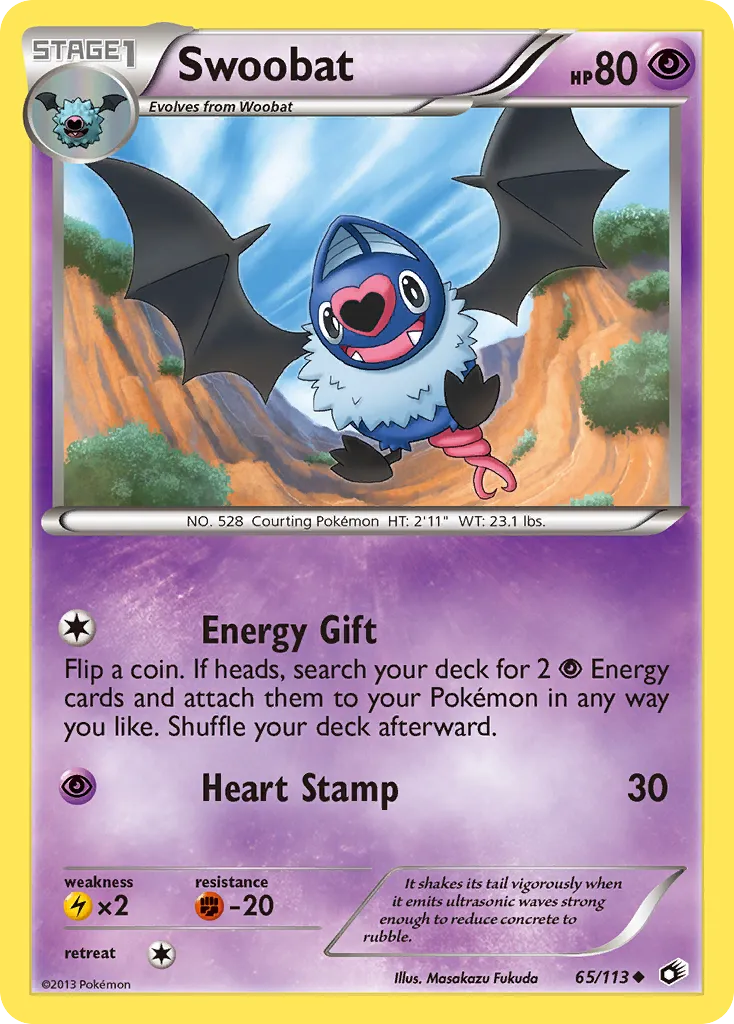 Swoobat — Legendary Treasures — Pokémon