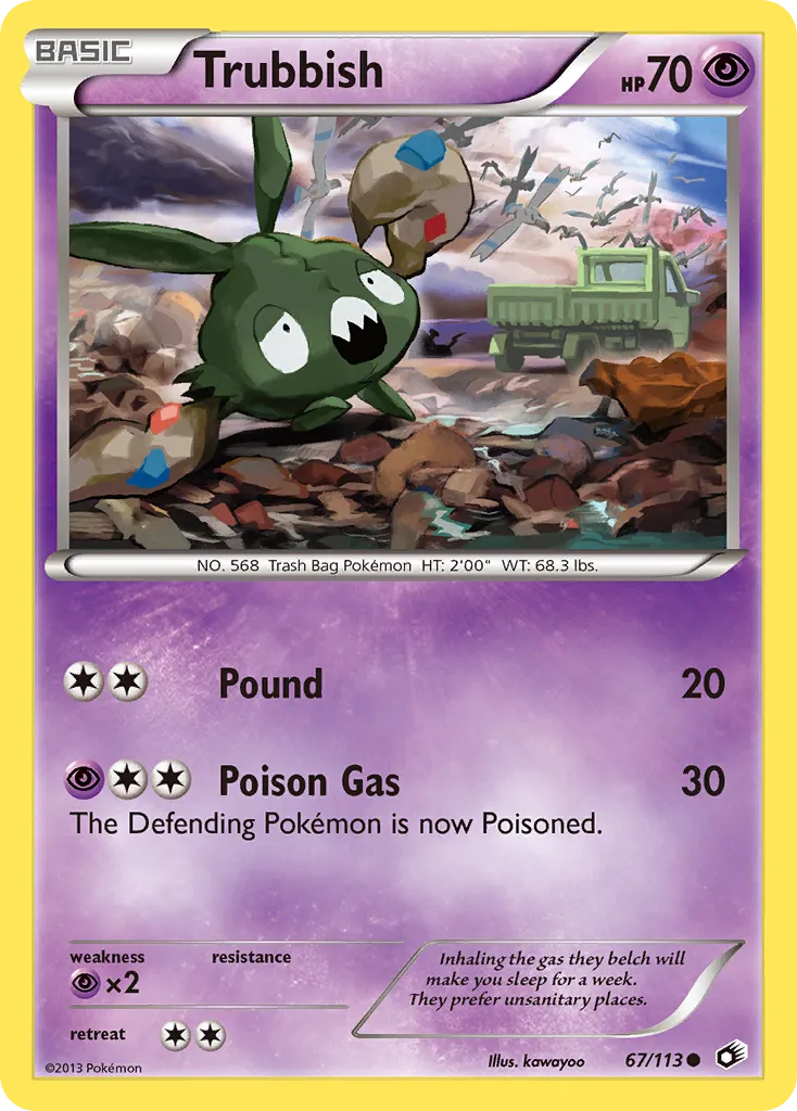 Trubbish — Legendary Treasures — Pokemon