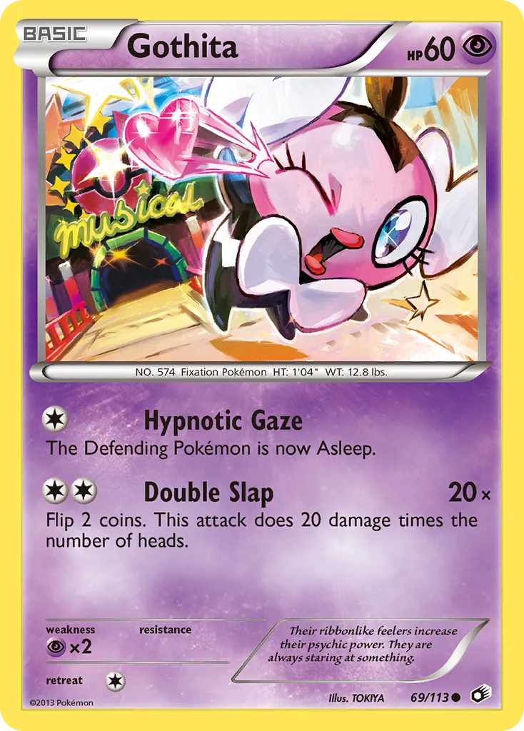 Gothita — Legendary Treasures — Pokemon