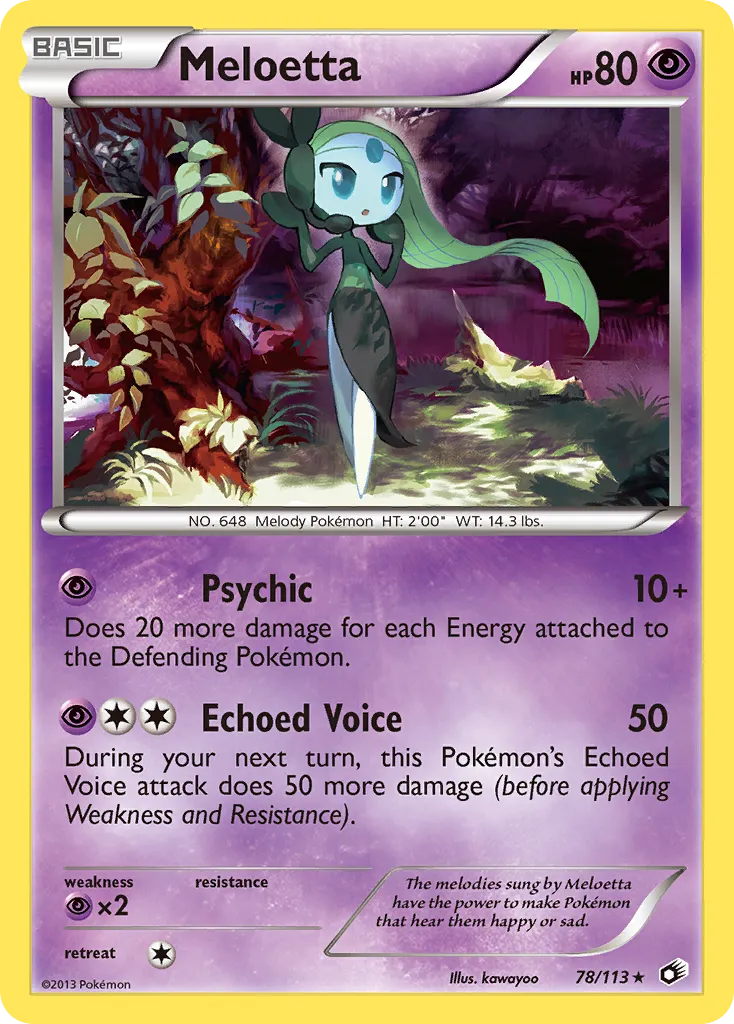 Meloetta — Legendary Treasures — Pokemon