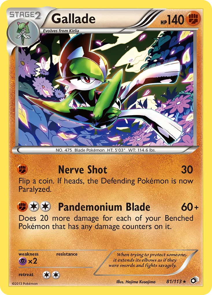 Gallade — Legendary Treasures — Pokemon