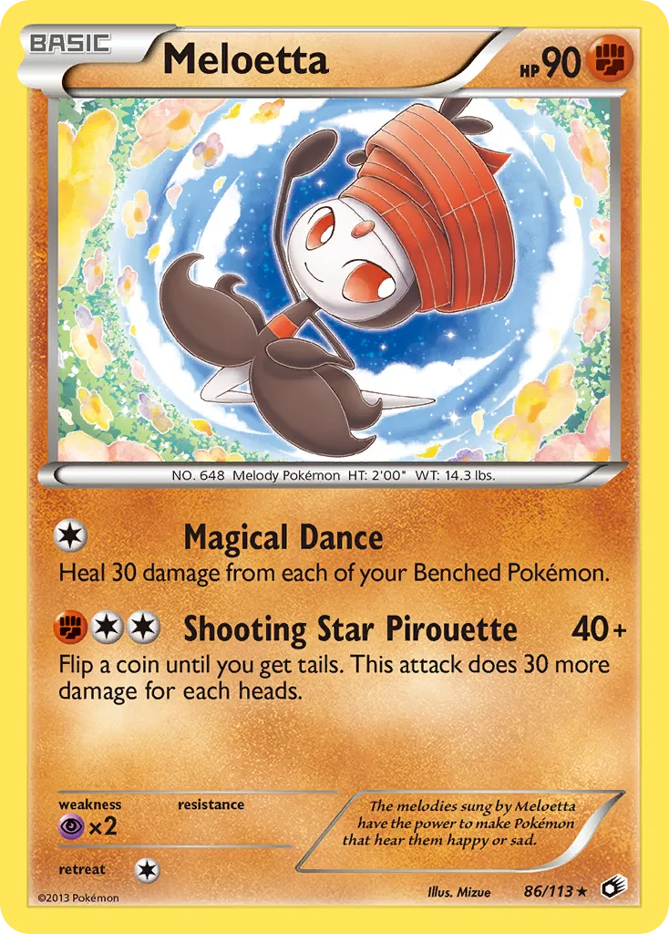 Meloetta — Legendary Treasures — Pokemon
