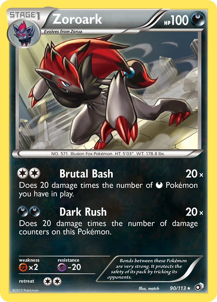 Zoroark — Legendary Treasures — Pokemon
