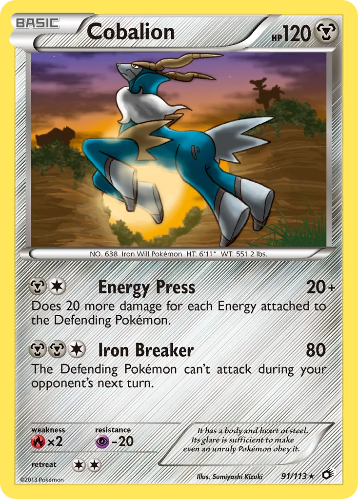 Cobalion — Legendary Treasures — Pokemon