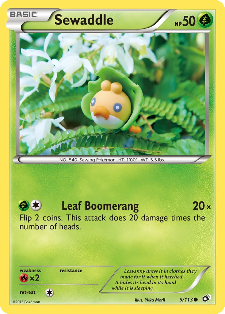 Sewaddle — Legendary Treasures — Pokémon
