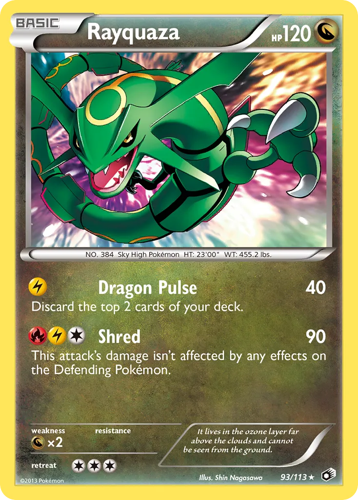 Rayquaza — Legendary Treasures — Pokémon