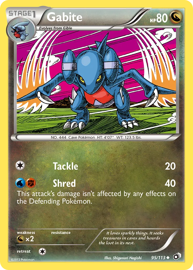 Gabite — Legendary Treasures — Pokemon