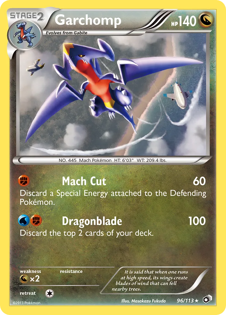 Garchomp — Legendary Treasures — Pokemon