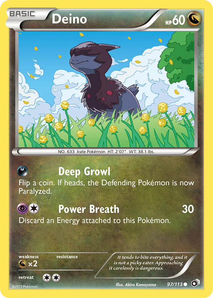 Deino — Legendary Treasures — Pokemon