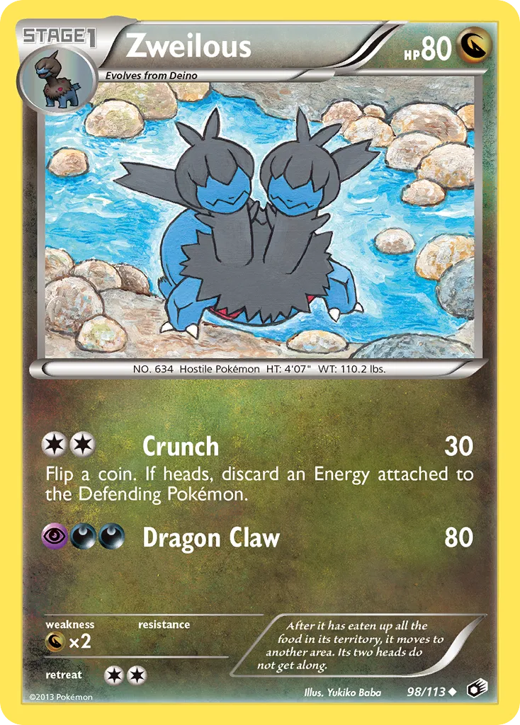 Zweilous — Legendary Treasures — Pokemon