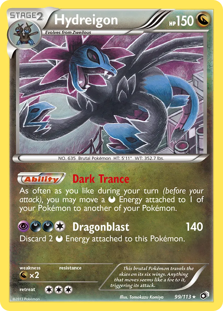 Hydreigon — Legendary Treasures — Pokemon