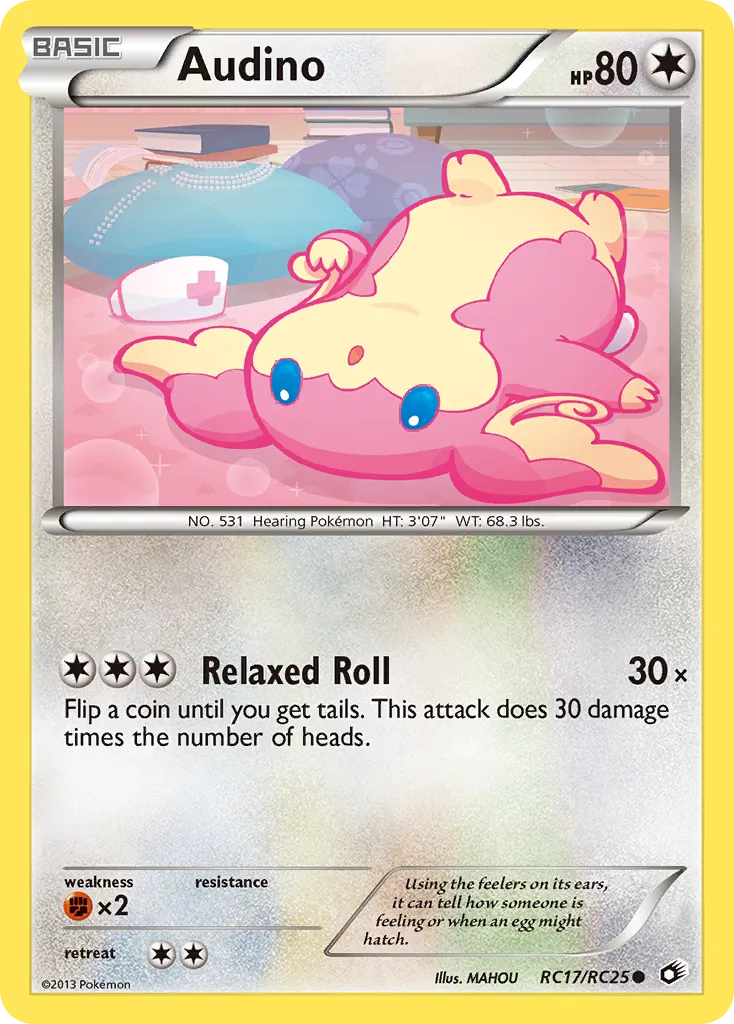 Audino — Legendary Treasures: Radiant Collection — Pokemon
