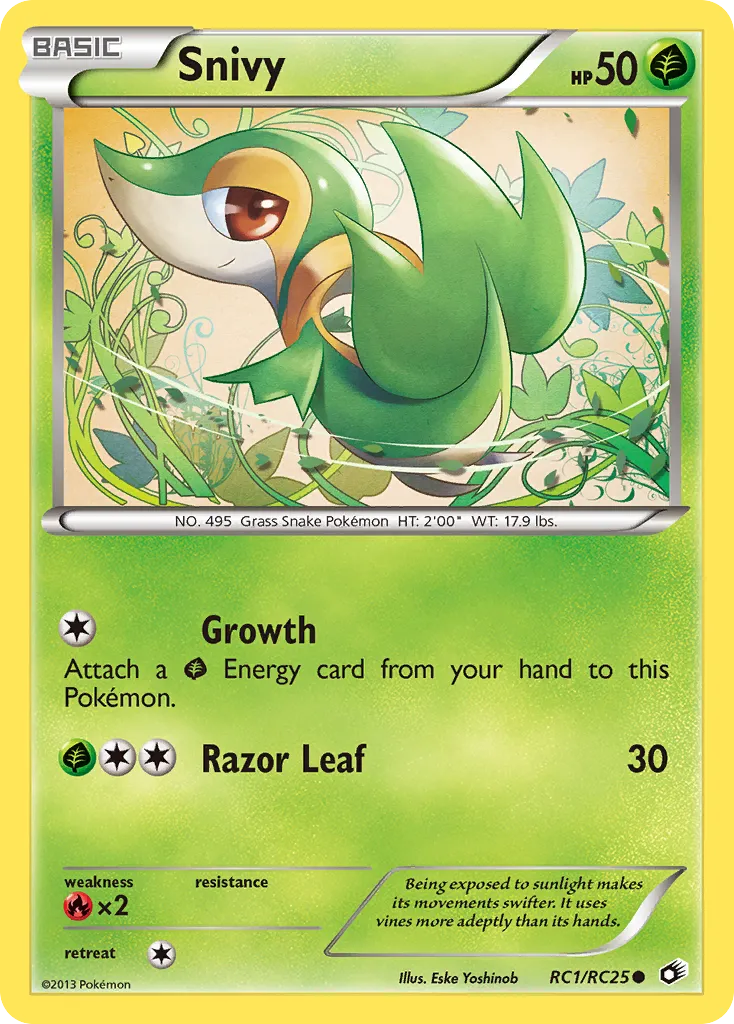 Snivy — Legendary Treasures: Radiant Collection — Pokemon