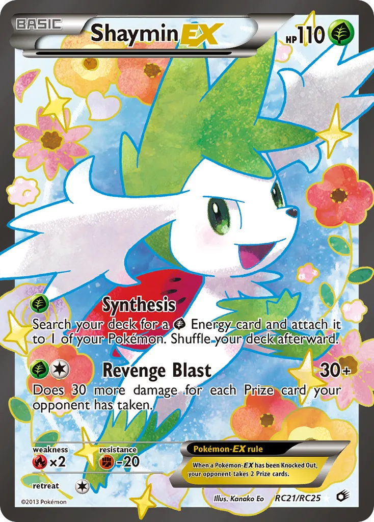 Shaymin EX — Legendary Treasures: Radiant Collection — Pokémon