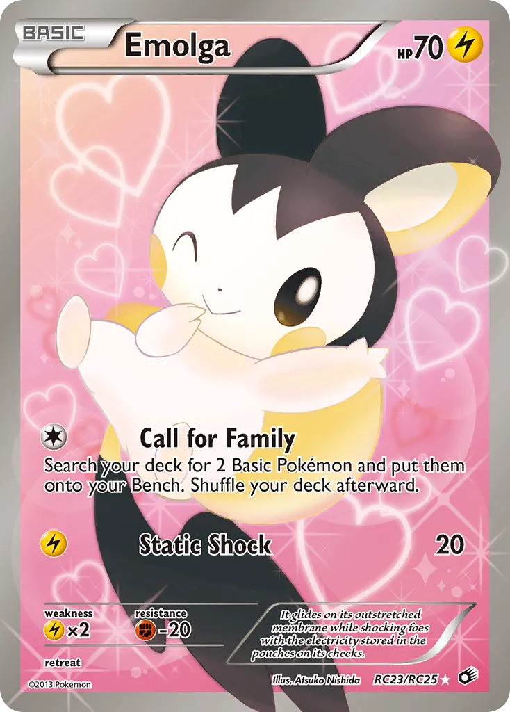 Emolga from Legendary Treasures: Radiant Collection - Pokemon