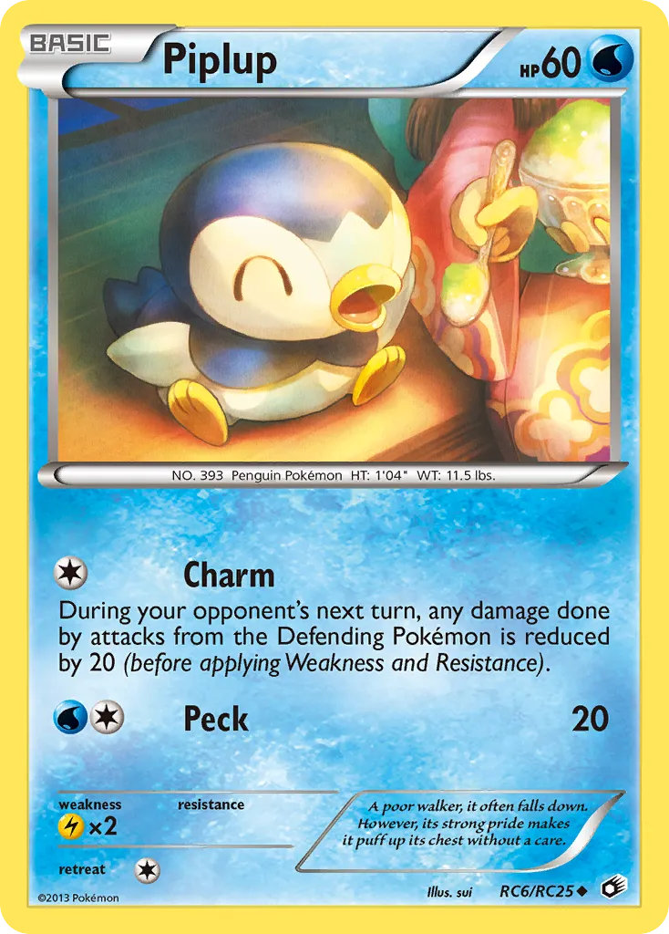 Piplup — Legendary Treasures: Radiant Collection — Pokémon