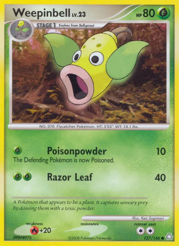 Weepinbell — Legends Awakened — Pokémon