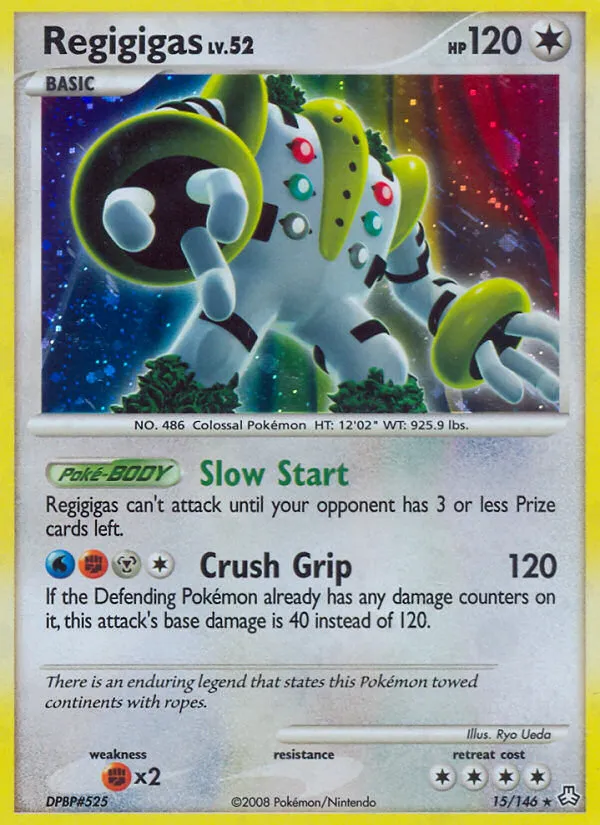 Regigigas Lv.52 — Legends Awakened — Pokémon