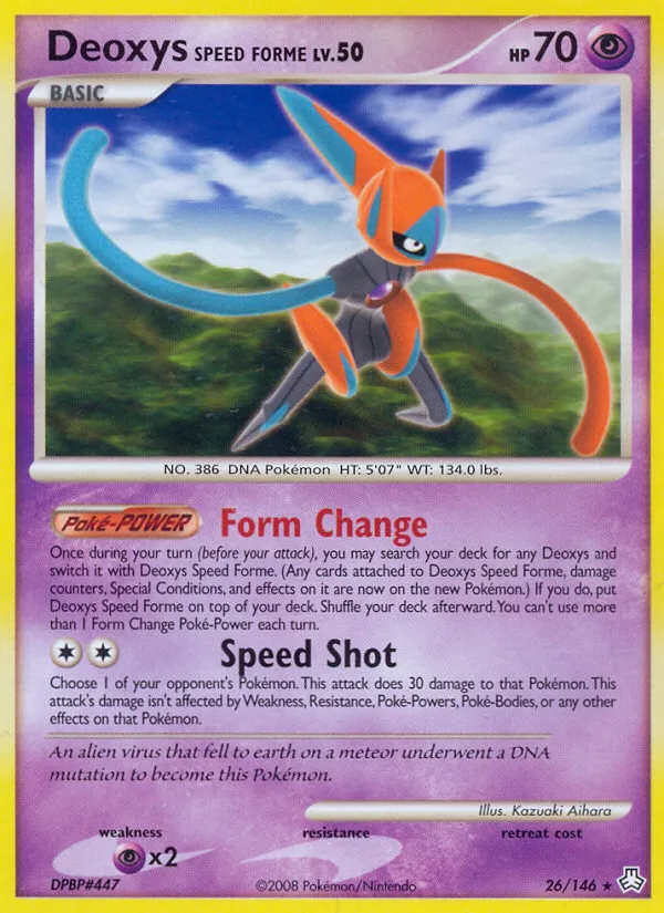Deoxys Speed Forme — Legends Awakened — Pokemon