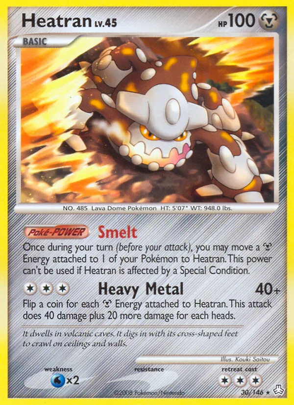 Heatran from Legends Awakened - Pokemon