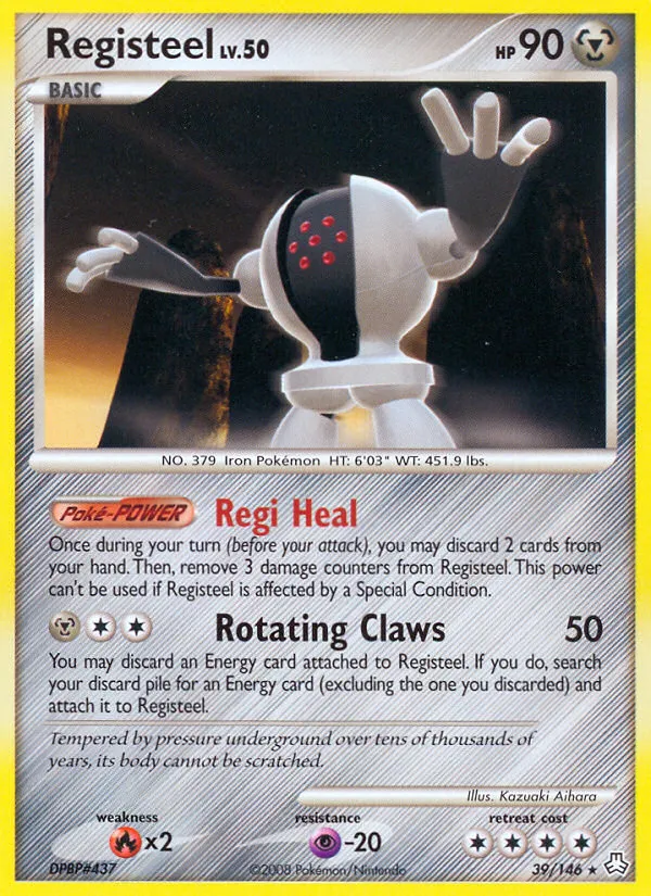 Registeel Lv.50 — Legends Awakened — Pokemon
