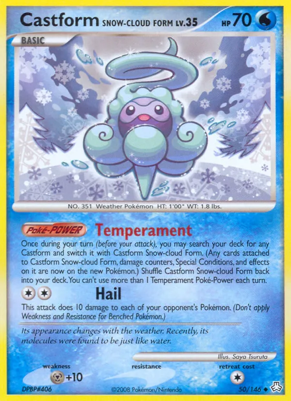 Castform Snow-Cloud Form — Legends Awakened — Pokémon