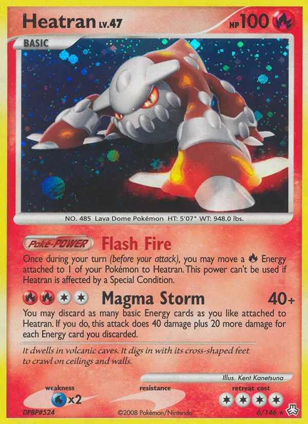 Heatran — Legends Awakened — Pokemon