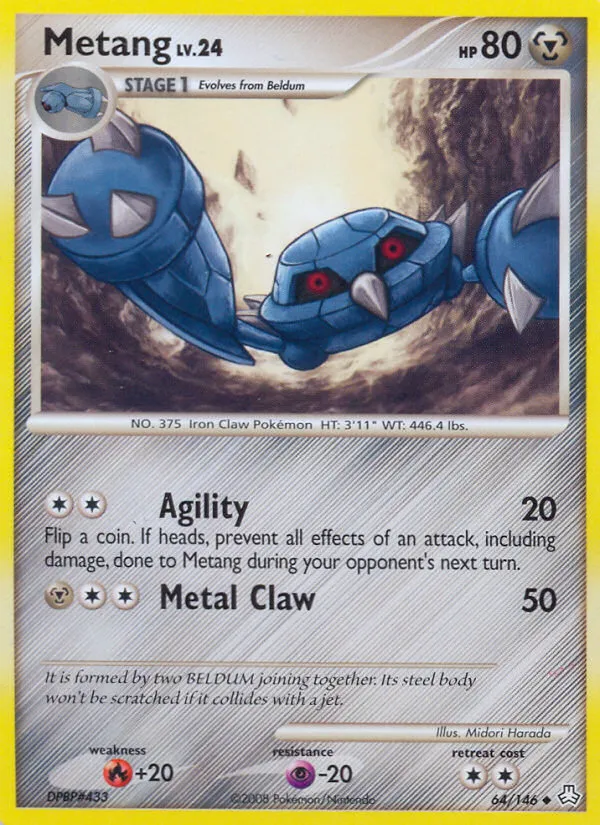 Metang Lv.24 — Legends Awakened — Pokémon