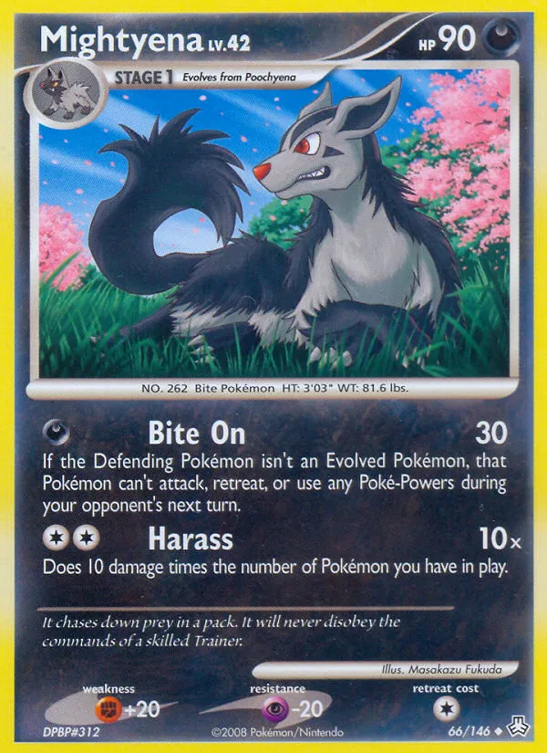 Grahyena Lv.42 from Legends Awakened - Pokemon
