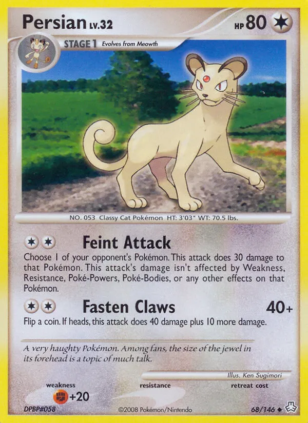 Persian Lv.32 — Legends Awakened — Pokémon