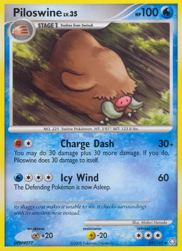 Piloswine — Legends Awakened — Pokémon