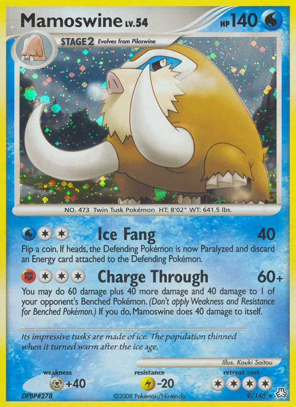 Mamoswine — Legends Awakened — Pokemon