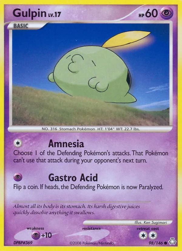 Gulpin — Legends Awakened — Pokémon