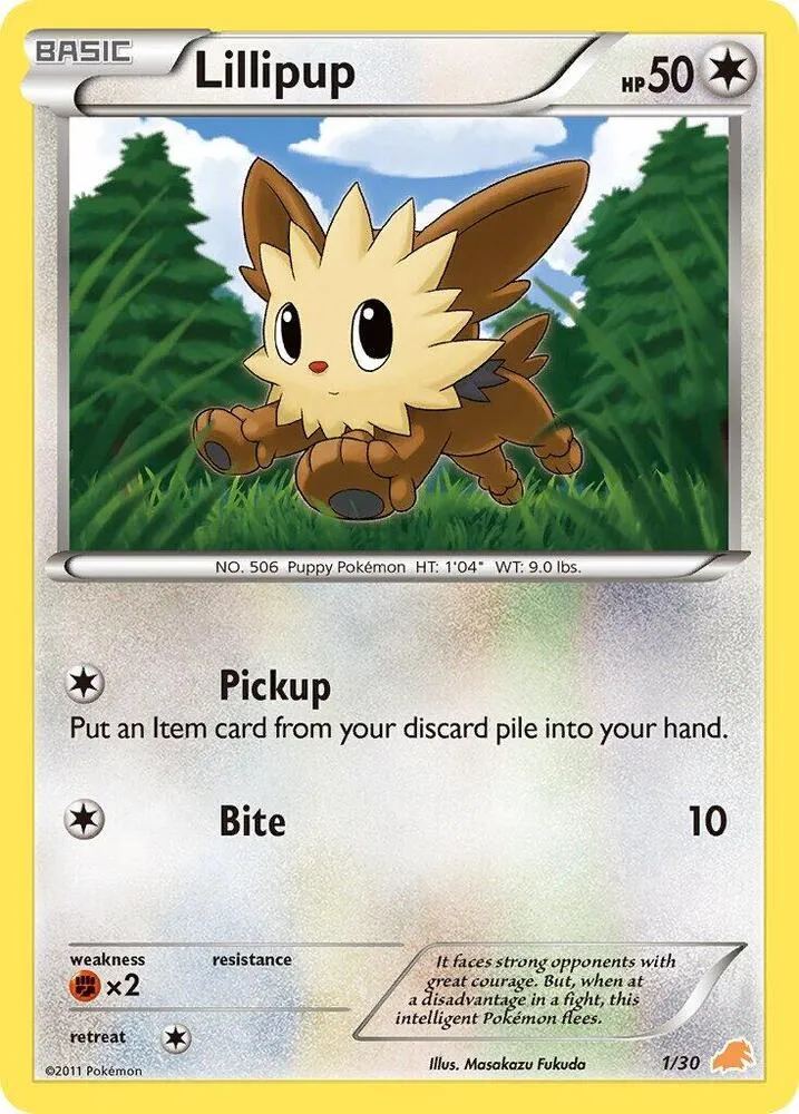 Lillipup — BW Trainer Kit: Excadrill & Zoroark — Pokemon