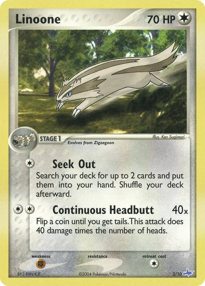 Linoone — EX Trainer Kit 1: Latias & Latios — Pokémon