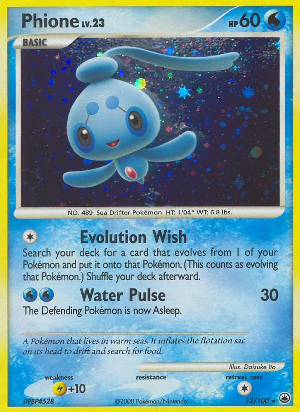 Phione — Majestic Dawn — Pokemon