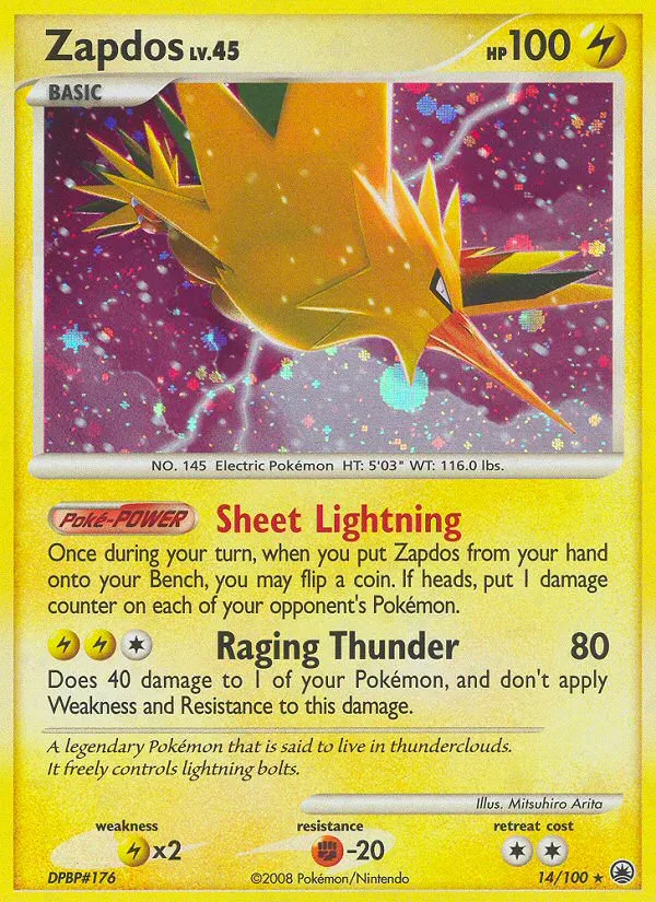 Zapdos — Majestic Dawn — Pokemon
