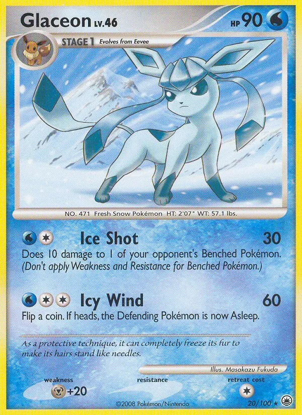 Glaceon — Majestic Dawn — Pokemon