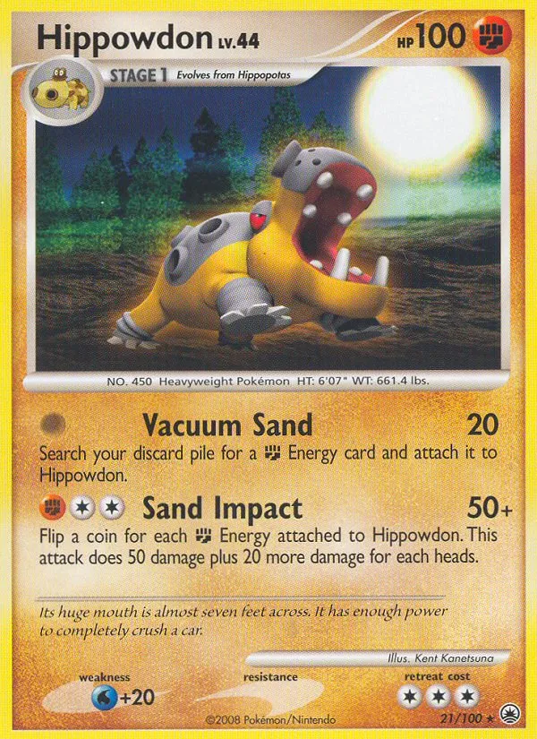 Hippowdon — Majestic Dawn — Pokemon