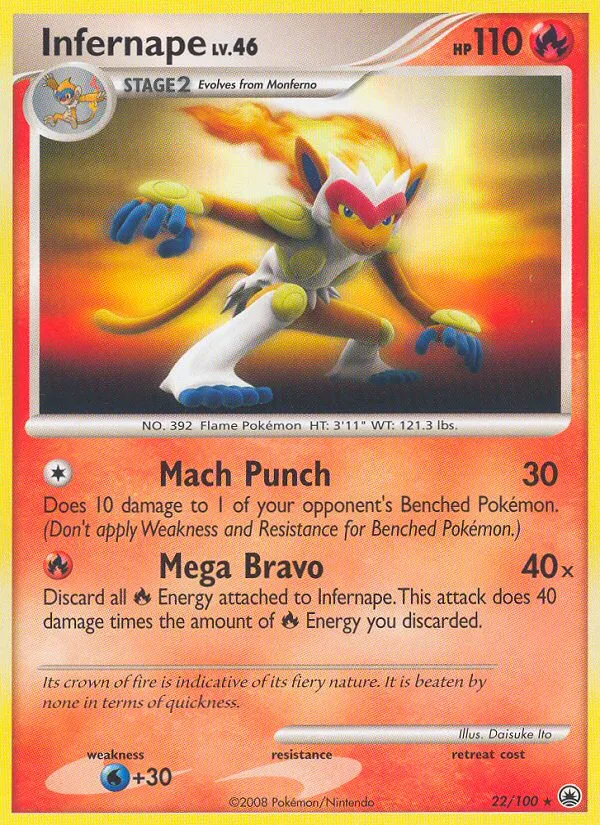 Infernape — Majestic Dawn — Pokemon