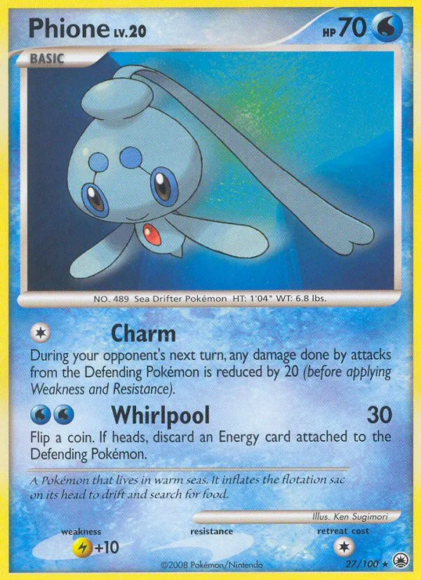 Phione — Majestic Dawn — Pokemon