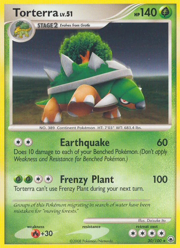 Torterra Lv.51 — Majestic Dawn — Pokémon