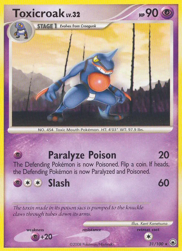 Toxicroak — Majestic Dawn — Pokemon