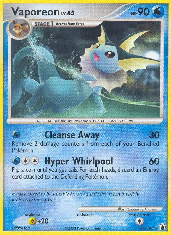 Vaporeon — Majestic Dawn — Pokemon