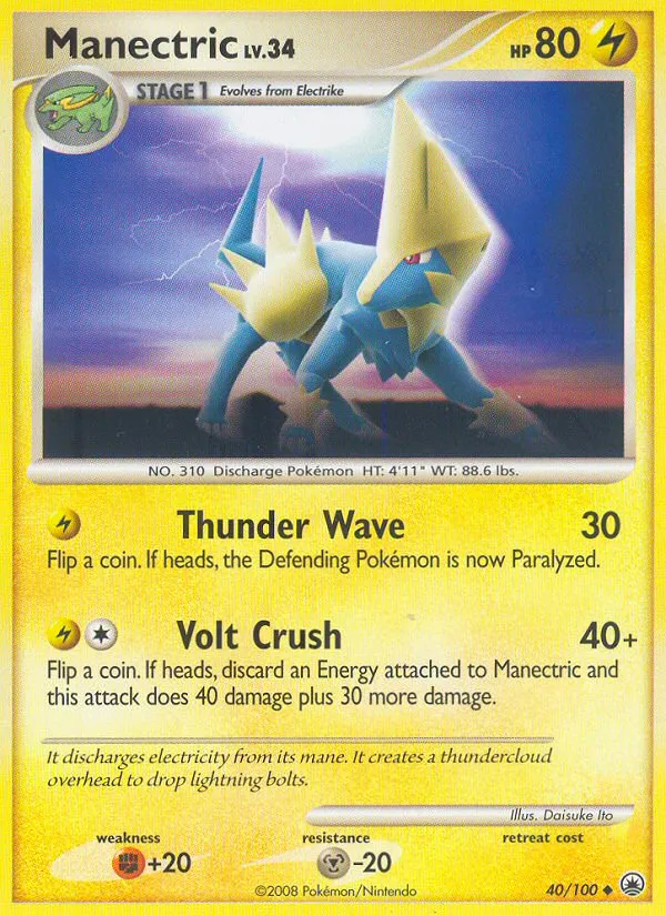 Manectric — Majestic Dawn — Pokémon