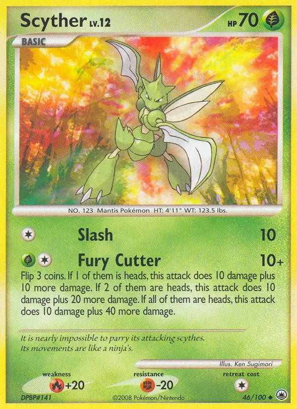 Scyther — Majestic Dawn — Pokemon