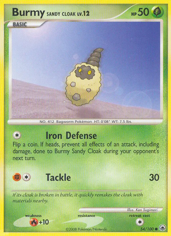 Burmy Sandy Cloak — Majestic Dawn — Pokemon